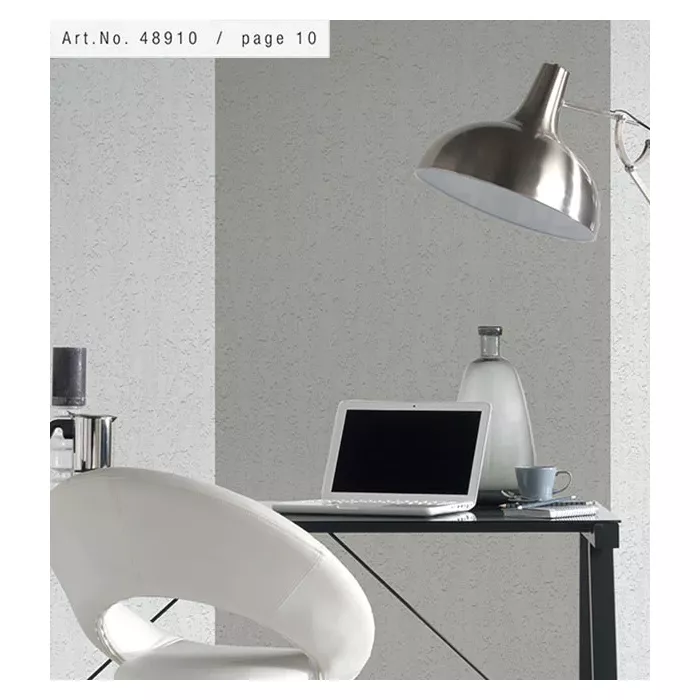 Aged Plaster Texture Paintable Wallpaper White Norwall Wallcovering 48910