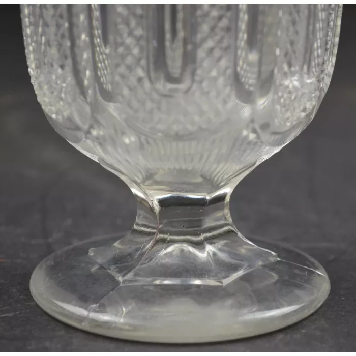 Gillinder And Sons Buckle Pattern - Scalloped Open Sugar - 5" Tall