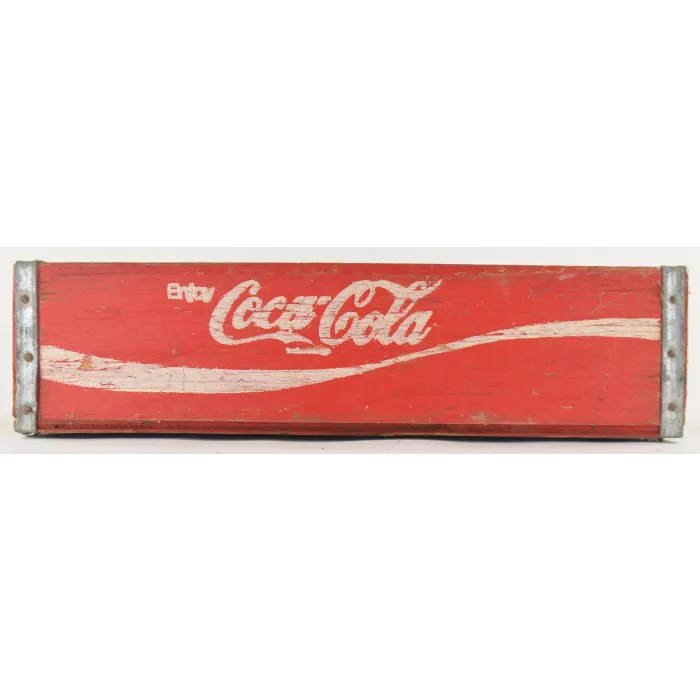 Coca Cola Crate - Red Wooden Coke Carrier