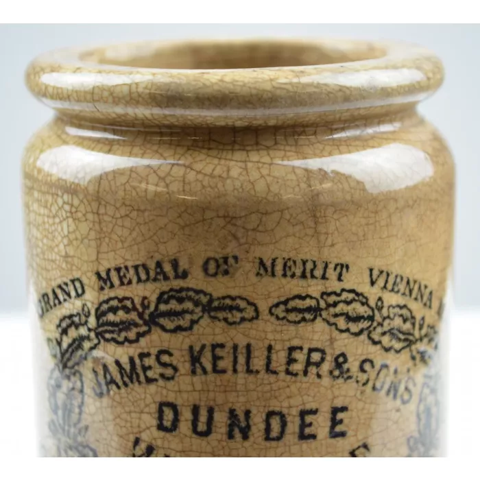 James Keiller & Sons Dundee Marmalade Crock - 4.75" Tall