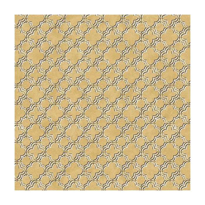 Velvet Mini Wallpaper Black, Metallic Gold Norwall Wallcovering CS35616