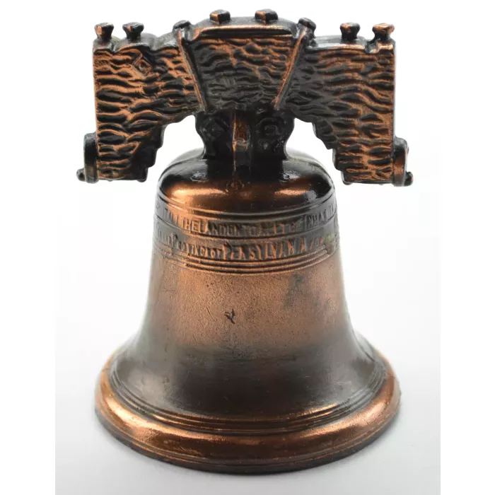 Collectible Brass Liberty Bell - 3" Tall