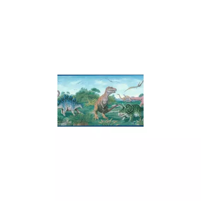 Prehistoric-Land-of-the-Dinosaur-Wallpaper-Border