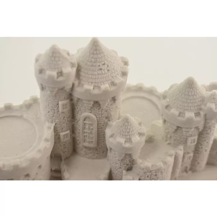 SAND-DECO Sand Castle Figurine & Candle Votive Holder CAN906 - 5 Candles