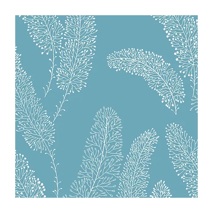 Feather Wallpaper Aqua Norwall Wallcovering PA34255