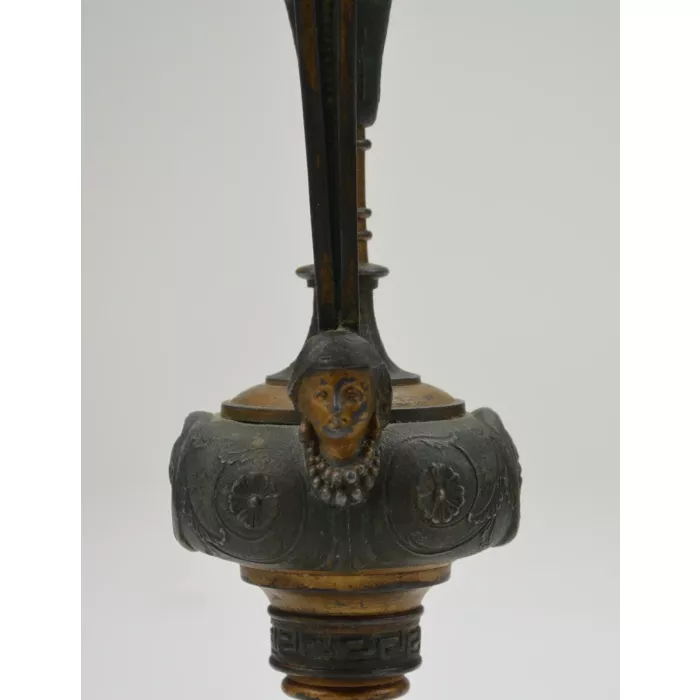 Antique Victorian Metal Urn - 11" Tall