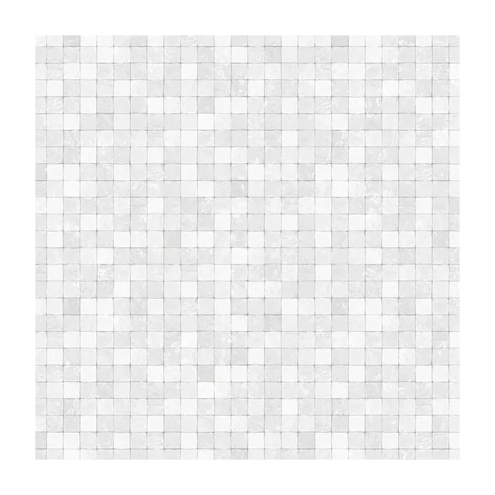 Light Grey/Whites Faux 1/2 inTile Light Grey, Off White Norwall Wallcovering G67421