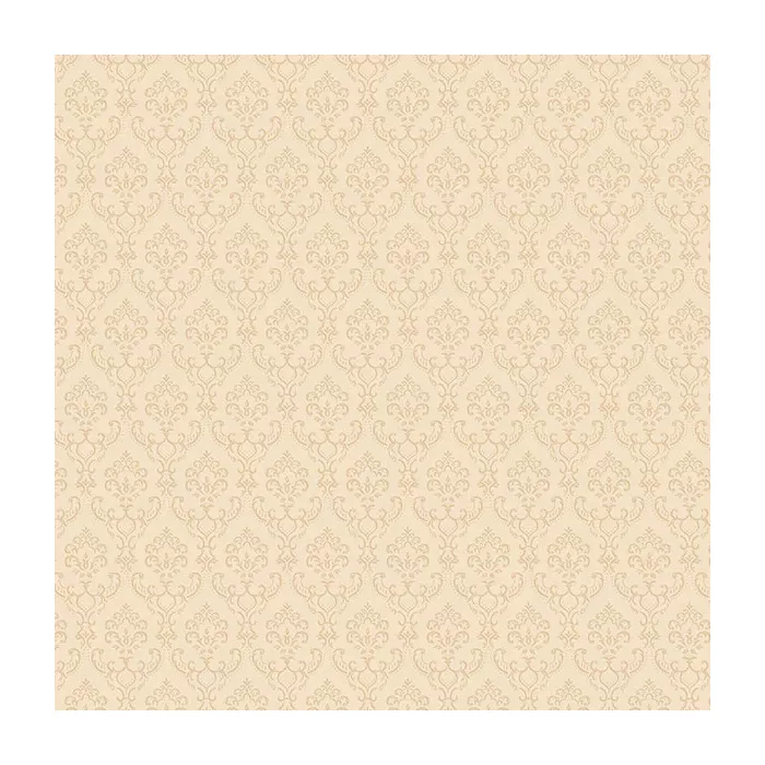 Small Damask Wallpaper Cream Norwall Wallcovering SK34721
