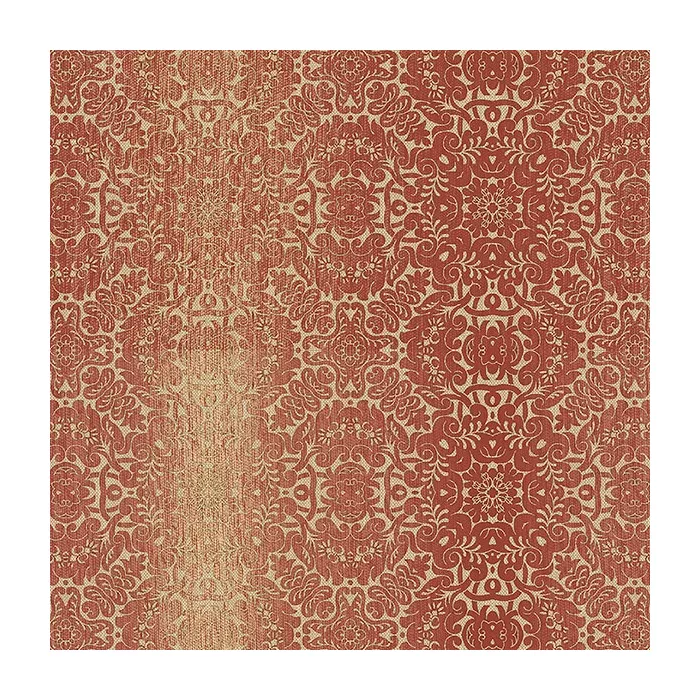 Tribal Texture Wallpaper Red, Ochre, Metallic Gold Norwall Wallcovering TX34828