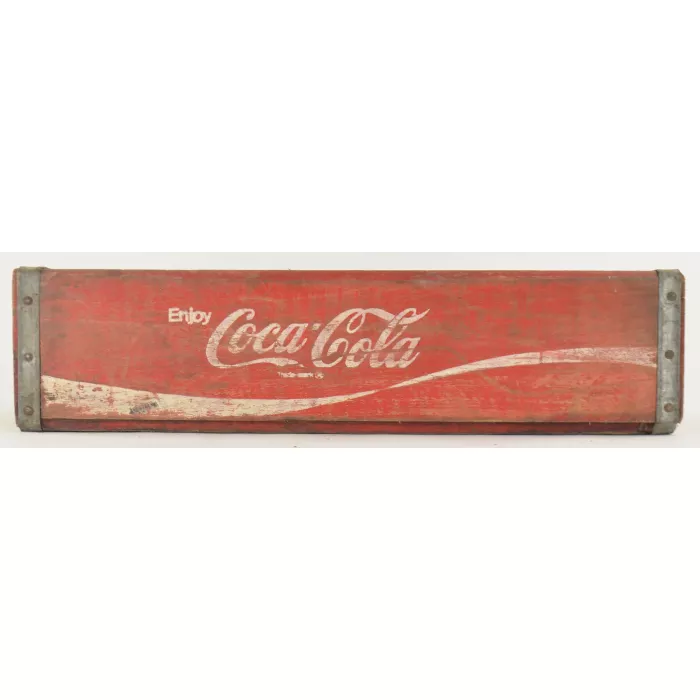 Coca Cola Crate - Red Wooden Coke Carrier