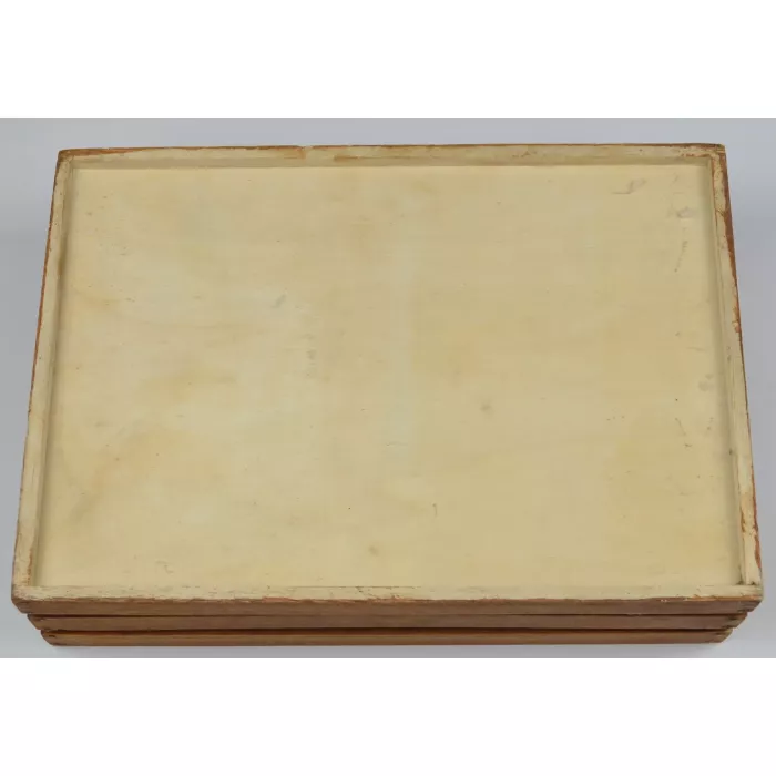 Vintage Hand Made Wood Storage Crate - 13.125" Long