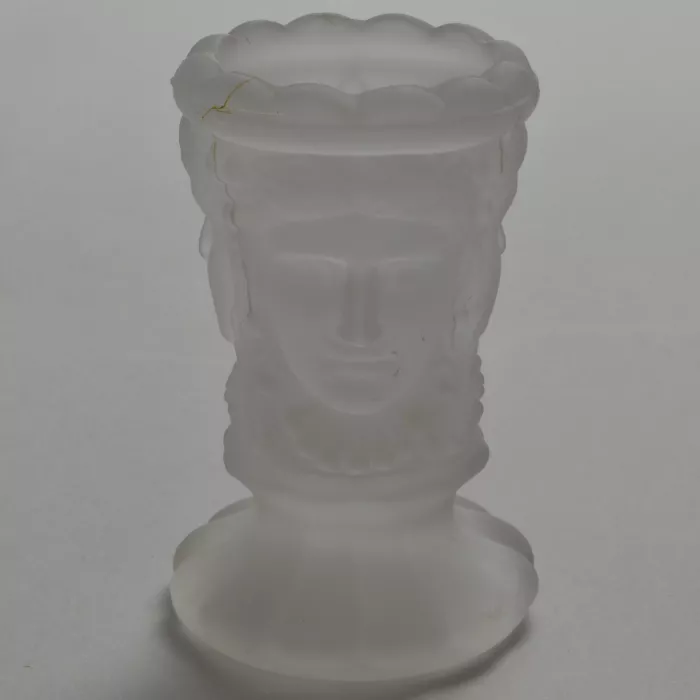 Wright Glass - Three Face Pattern - Toothpick Holder