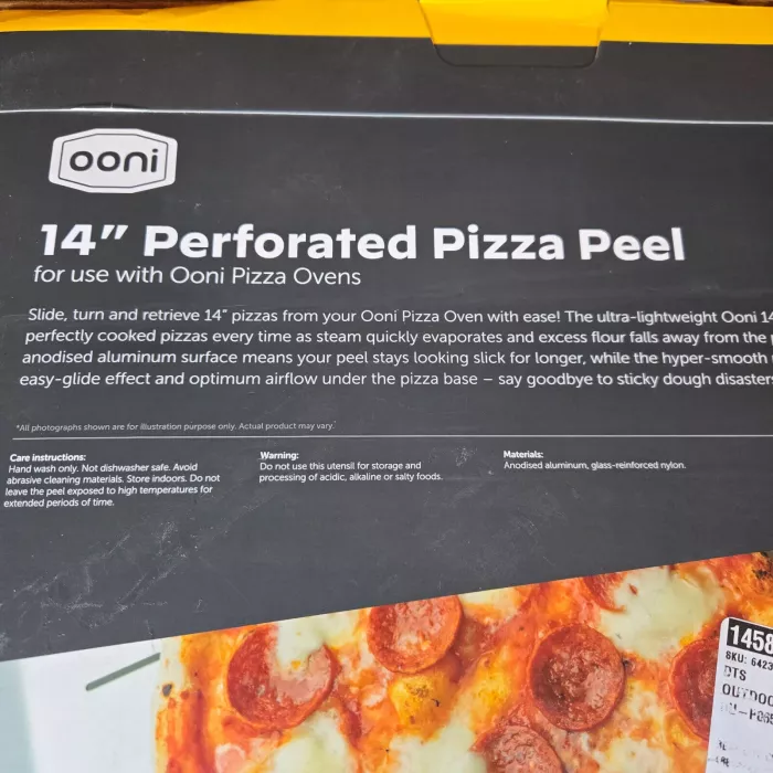 Ooni 14” Perforated Pizza Peel Paddle UU-P06500