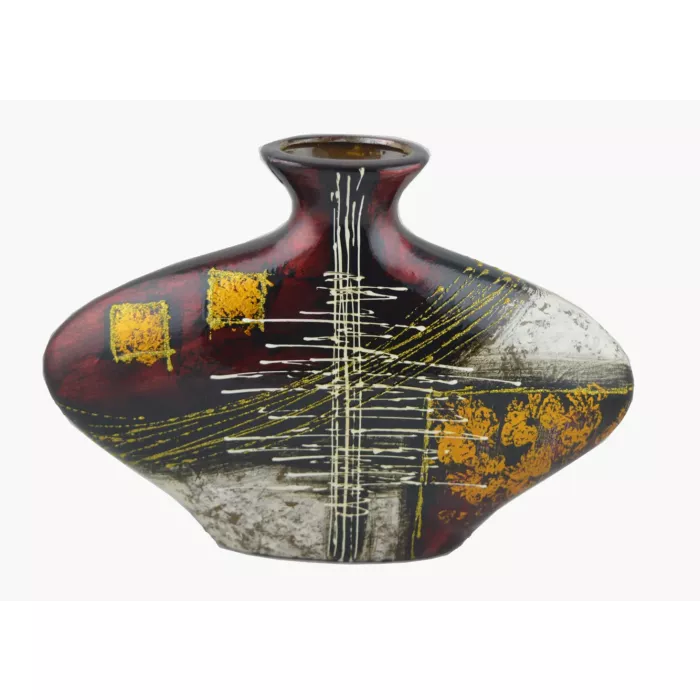 D'Lusso Designs Monaco Design Ten Inch Ceramic Vase