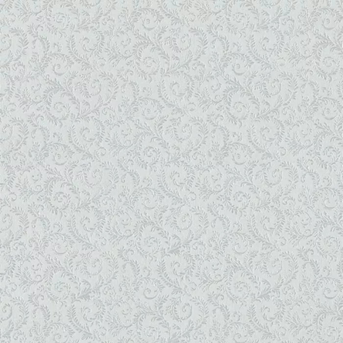 Allover Scroll Emboss Wallpaper Metallic Silver Norwall Wallcovering MD29451
