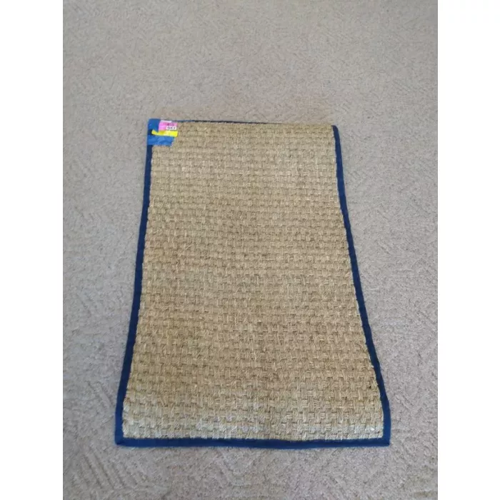 Safavieh Natural Fiber Seagrass With Blue Border Area Rug - Rectangle 2ft6in x 4ft