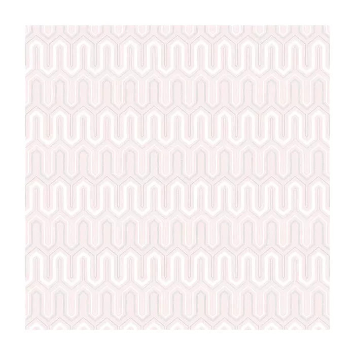 Zig Zag Wallpaper Pink, Grey, Rose, Dove Norwall Wallcovering GX37612