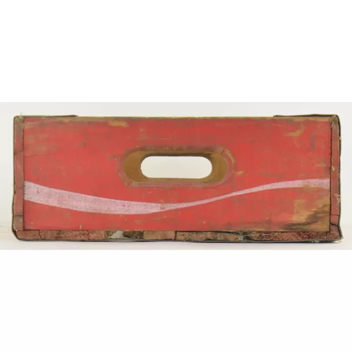 Coca Cola Crate - Red Wooden Coke Carrier - 1977 Temple Chattanooga