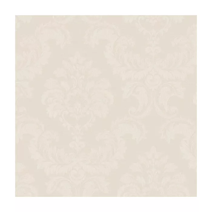 Damask Emboss Wallpaper Light Cream, Beige Norwall Wallcovering SK34763