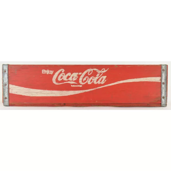 Coca Cola Crate - Red Wooden Coke Carrier