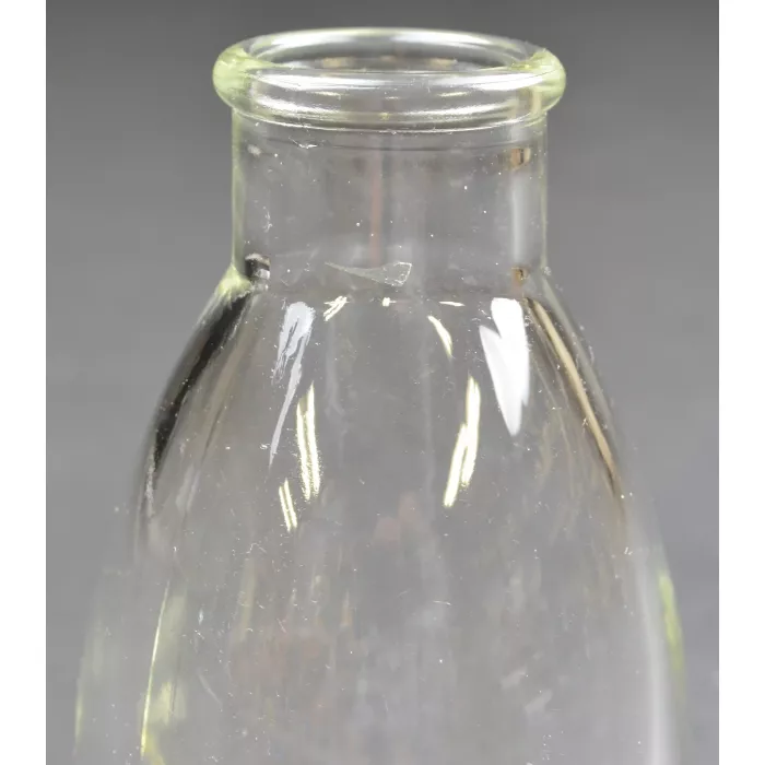 Cleare Pressed Glass Flower Vase - 4.5" Tall