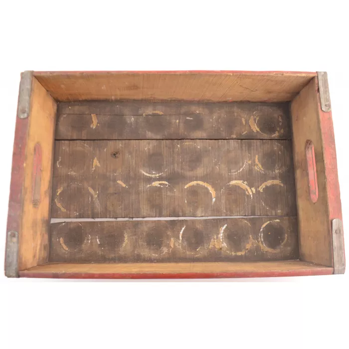 Coca Cola Crate - Red Wooden Coke Carrier