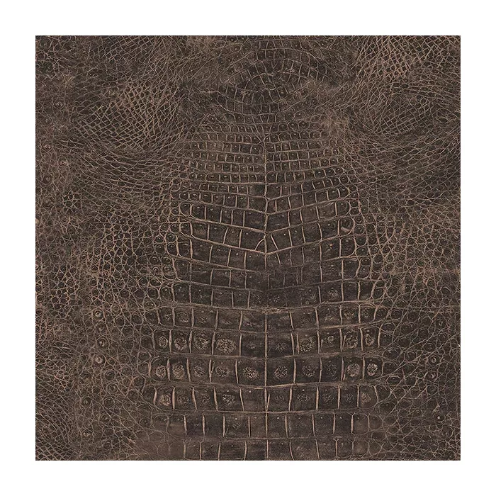 Black, Bronze Croc Skin Wallpaper Black, Bronze Norwall Wallcovering G67500
