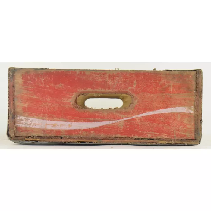 Coca Cola Crate - Red Wooden Coke Carrier - Sturdy Bilt By Southern Wooden Box