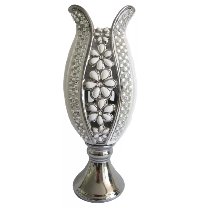 D'Lusso Designs Bling Design Seventeen Inch Vase
