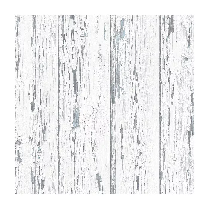 Shiplap Wallpaper White, Blue, Turquoise, Cotton, Grey, Norwall Wallcovering FH37532