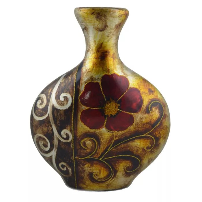 D'Lusso Designs Verona Design Thirteen Inch Ceramic Vase