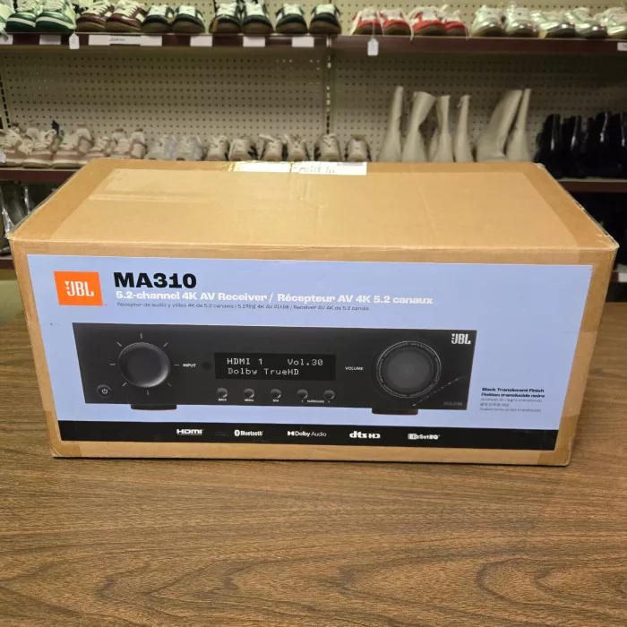 JBL MA310 5.2 Channel 4K AV Bluetooth Receiver JBLMA310BLKAM