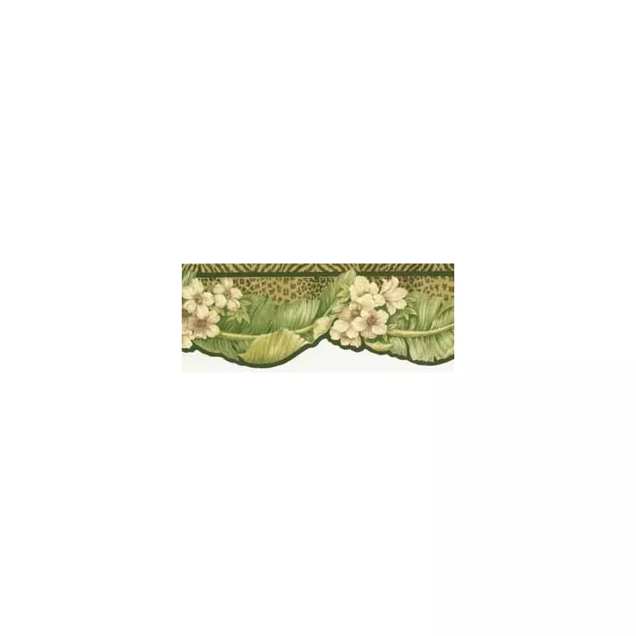 Jungle Animal Print Swag Wallpaper Border