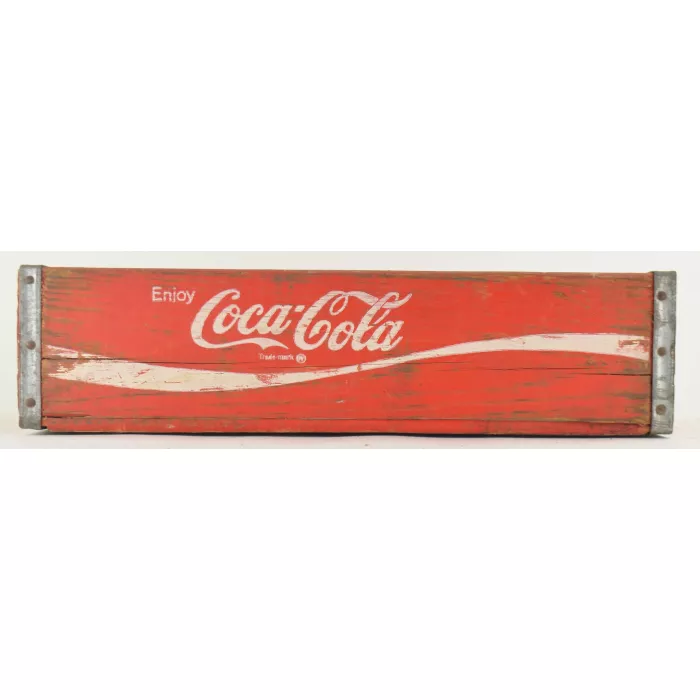 Coca Cola Crate - Red Wooden Coke Carrier