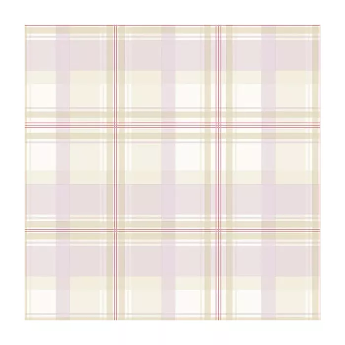 Plaid Wallpaper Purple, Pink, Cream Norwall Wallcovering AB42403