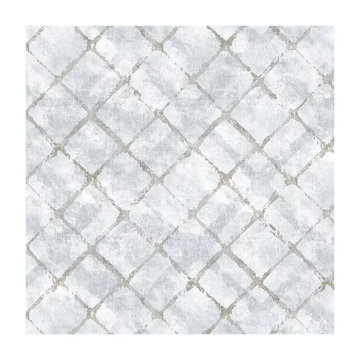 Chicken Wire Wallpaper Blue, Beige, French Light Blue Norwall Wallcovering FH37553
