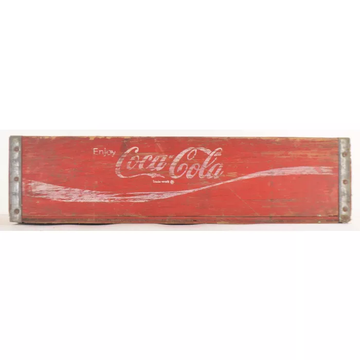 Coca Cola Crate - Red Wooden Coke Carrier - Southern Wooden Box Inc. Arkansas