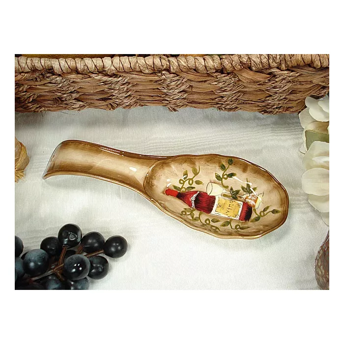 Tuscan Harvest Pattern Spoon Rest