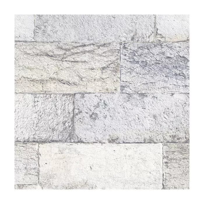 Organic Stone Wallpaper Lt. Grey, Pencil Norwall Wallcovering G67967