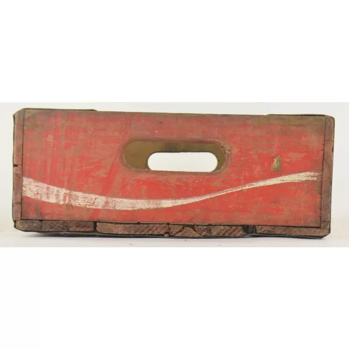 Coca Cola Crate - Red Wooden Coke Carrier