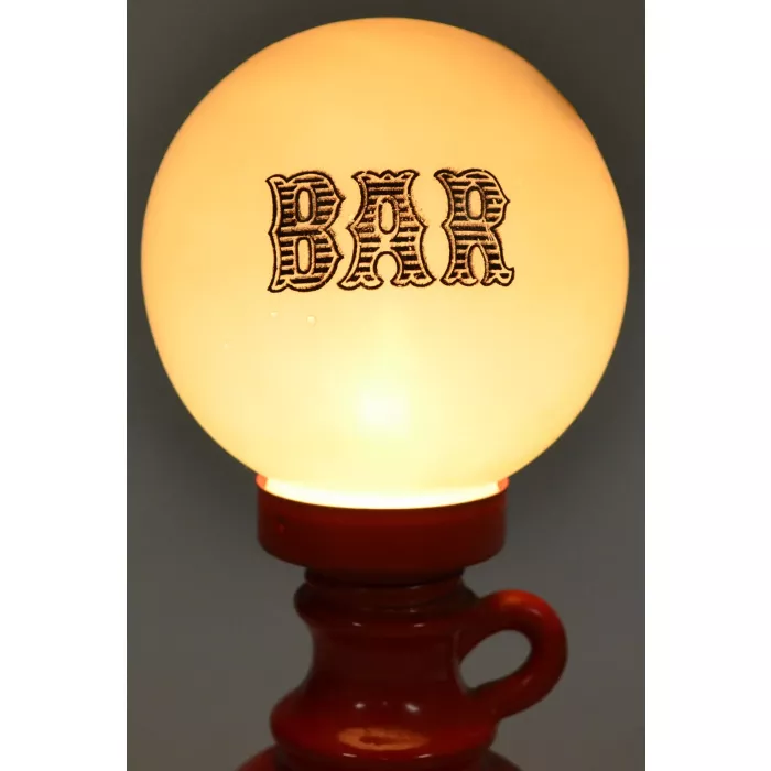 Wales Red Whiskey Jug Design Bar Lamp - 9.75" Tall