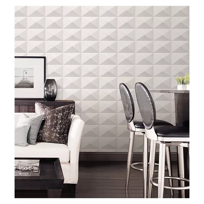 Plastered Diamond Wallpaper Grey Norwall Wallcovering 35319