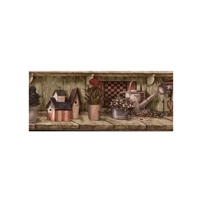 American Beauty Collectibles Wallpaper Border ALB4127