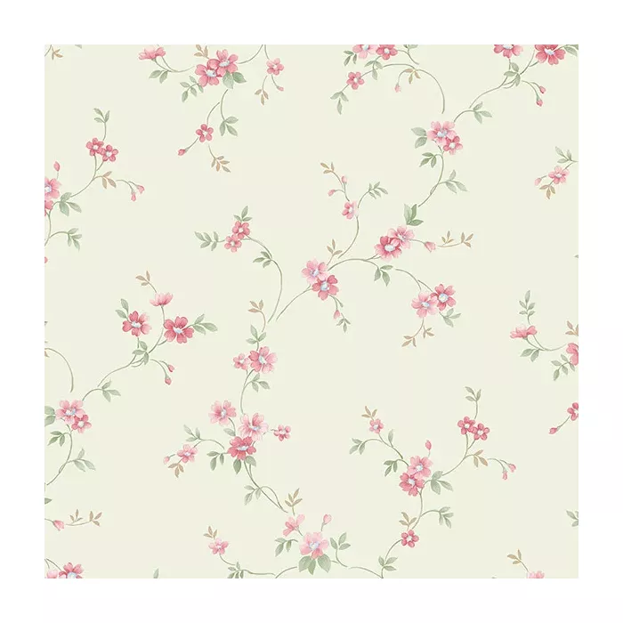 Como Trail Wallpaper Yellow, Pink, Green Norwall Wallcovering PR33837