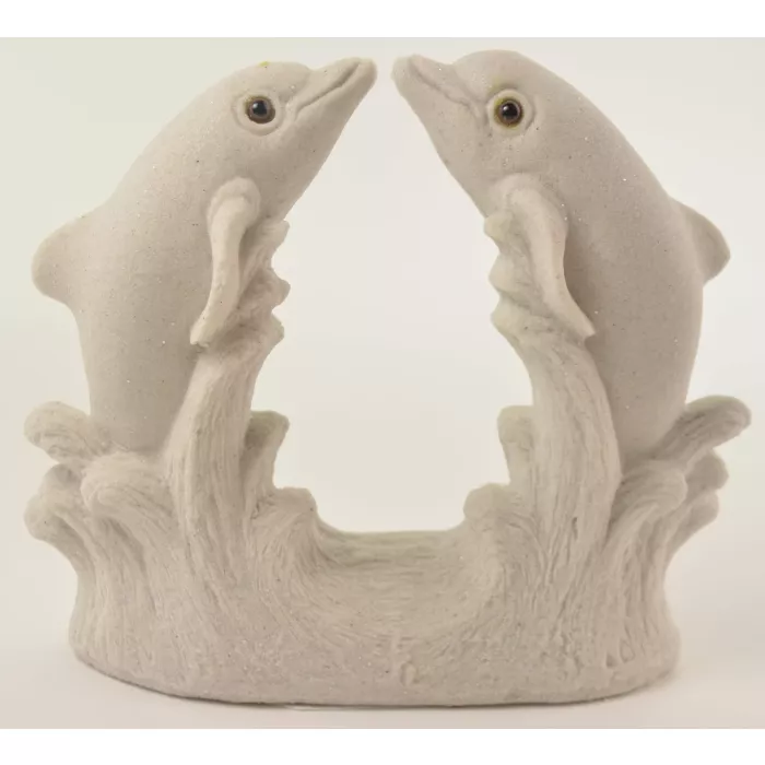 Mr. Sandman Sand Sculpture Figurine DOL09 - Two Dolphins
