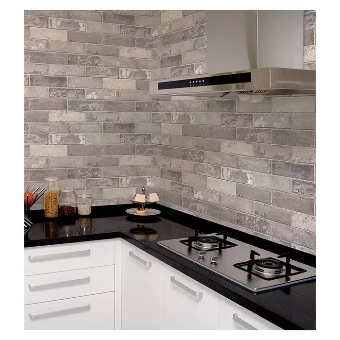Swiss Brick Wallpaper Slate Norwall Wallcovering LL29533