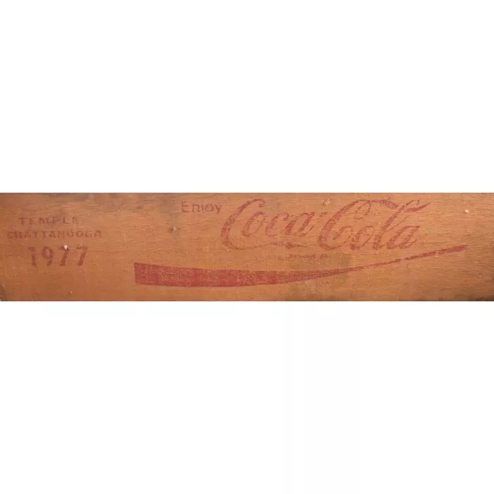 Coca Cola Crate - Red Wooden Coke Carrier - 1977 Temple Chattanooga
