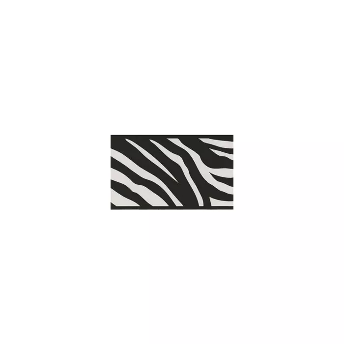 Safari Black and White Zebra Wallpaper Border