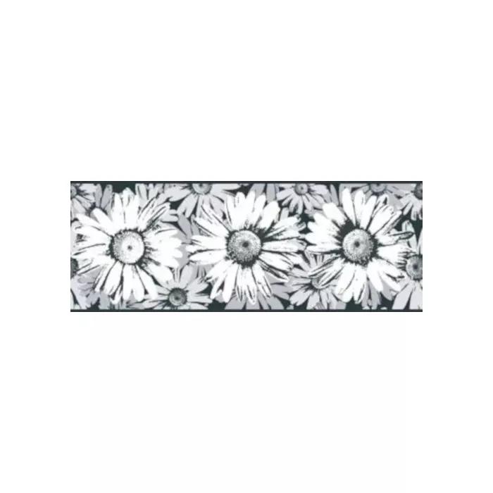 Abstract Daisy Flowers Wallpaper Border - York Wallcoverings
