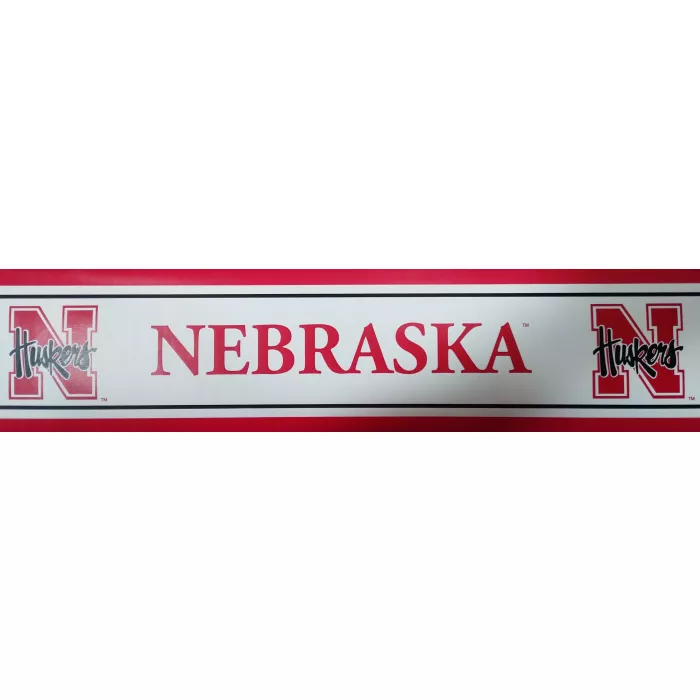 University of Nebraska Wallpaper Border - Teamworks Wallcoverings